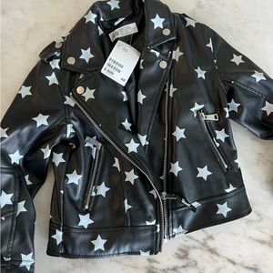 H&M kids faux leather jacket